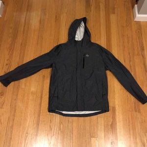 Men’s Paradox grey windbreaker rain jacket Large